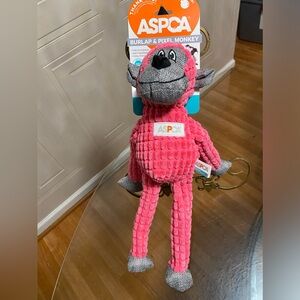 - Brand New Monkey Dog Toy With Squeaker 16"